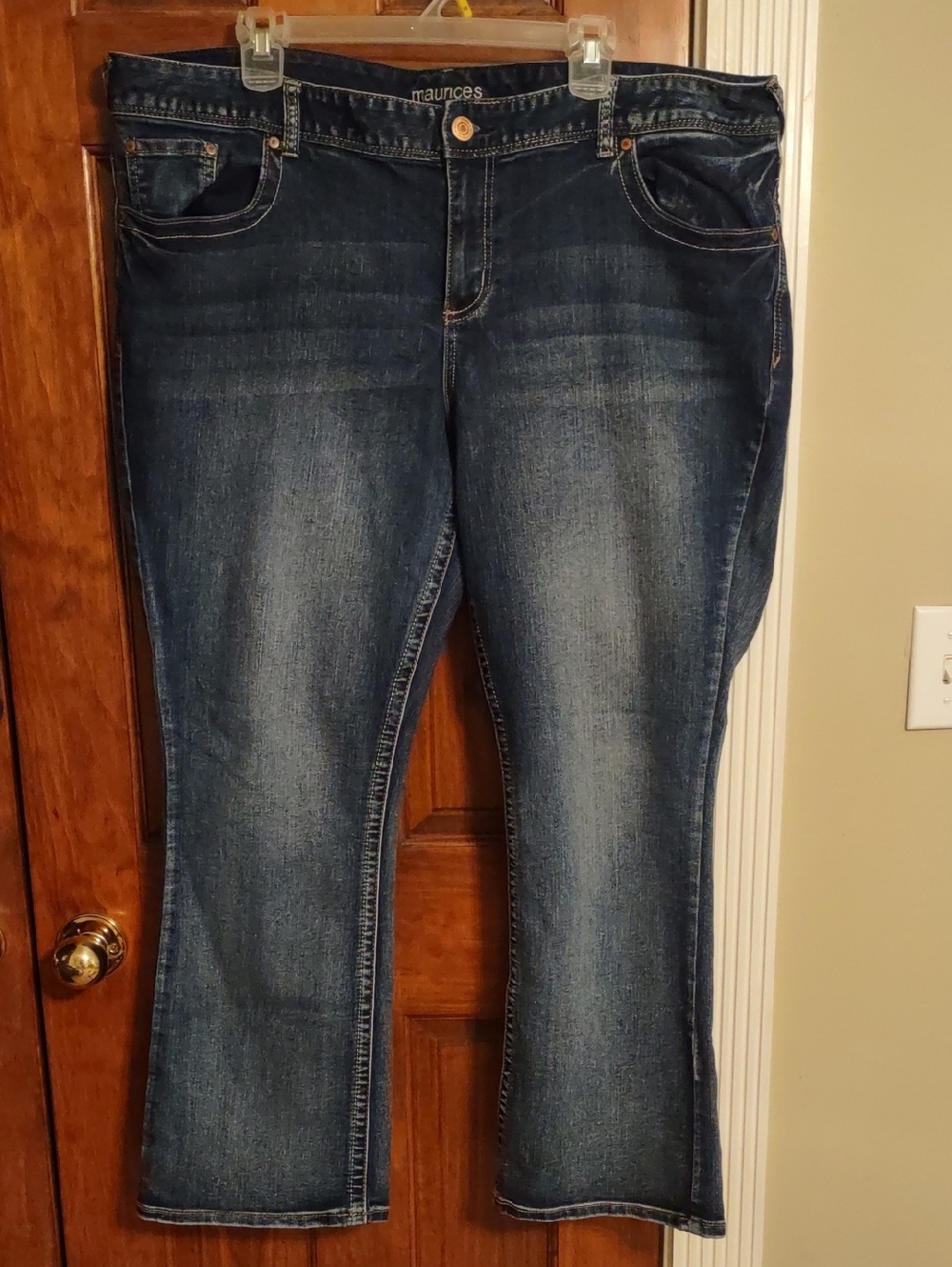 Maurices Women's Dark Blue Bootcut Jeans